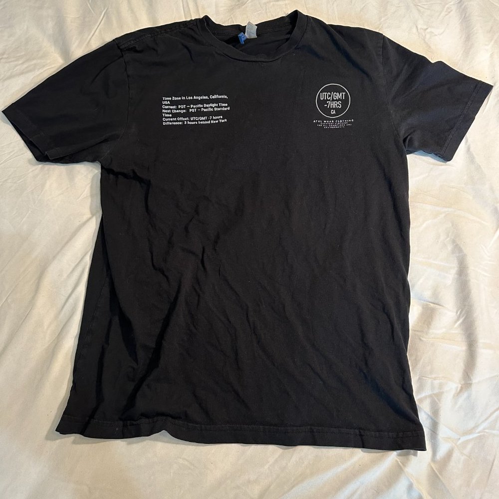 ATHL Wear Black Tee
